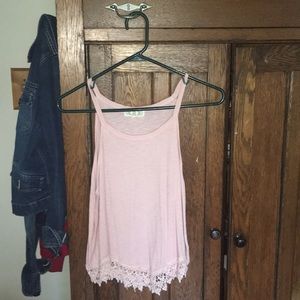Pale pink tank top
